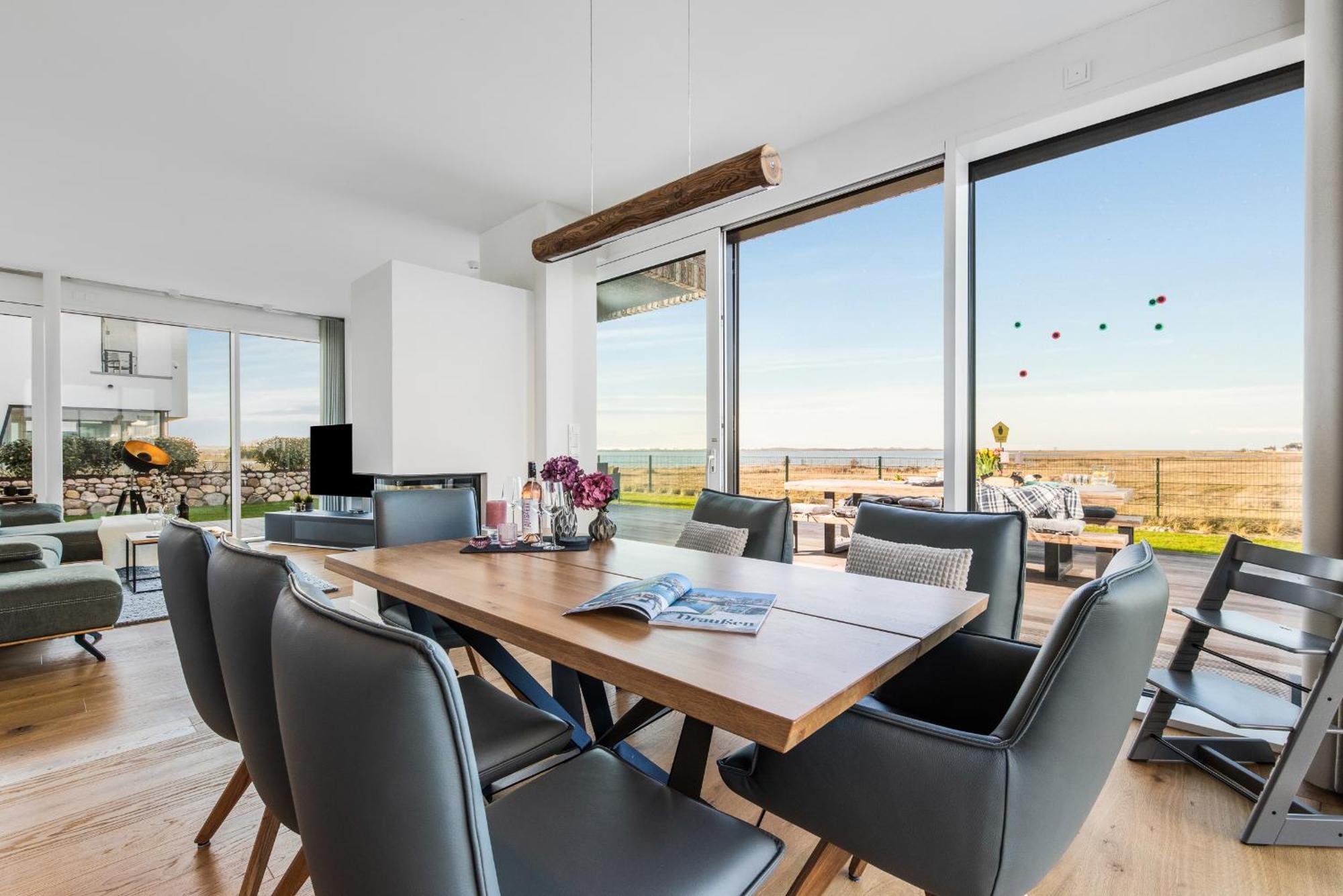 Villa King Erste Lage, Dachterrasse, Meerblick, Carport, Kamin, Sauna, Terrasse, Aussenrolllaeden Olpenitz Ngoại thất bức ảnh