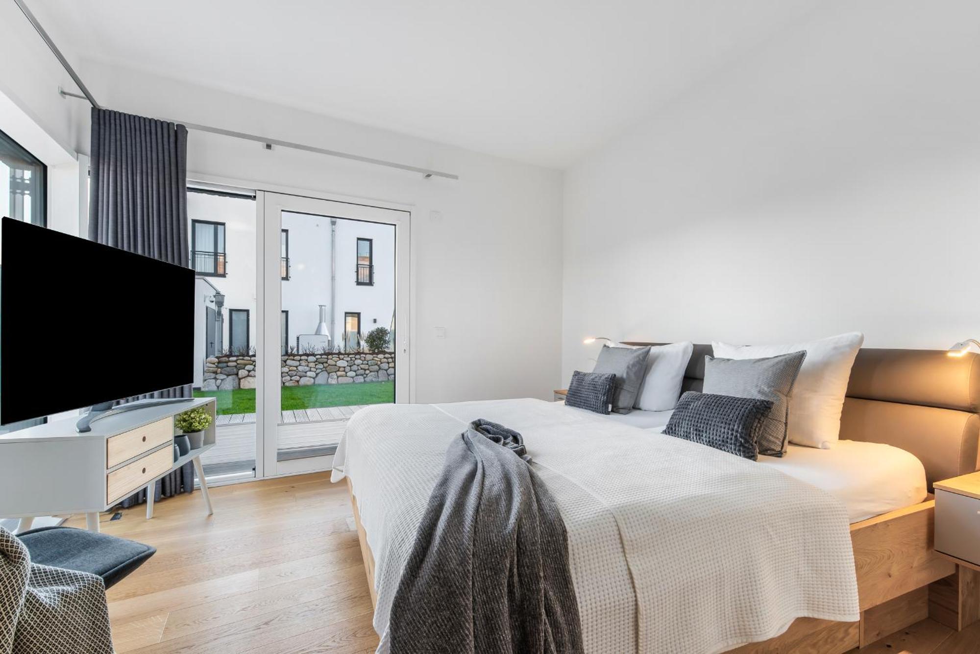 Villa King Erste Lage, Dachterrasse, Meerblick, Carport, Kamin, Sauna, Terrasse, Aussenrolllaeden Olpenitz Ngoại thất bức ảnh