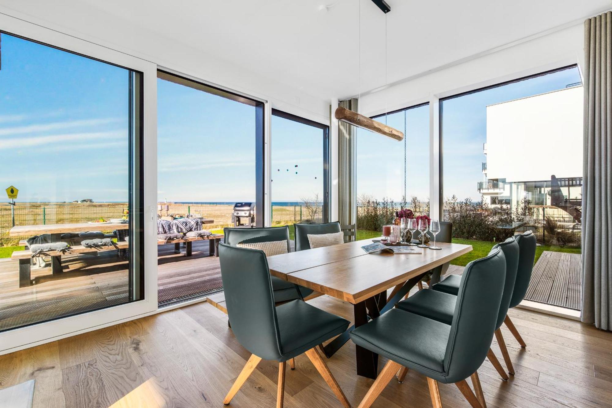 Villa King Erste Lage, Dachterrasse, Meerblick, Carport, Kamin, Sauna, Terrasse, Aussenrolllaeden Olpenitz Ngoại thất bức ảnh
